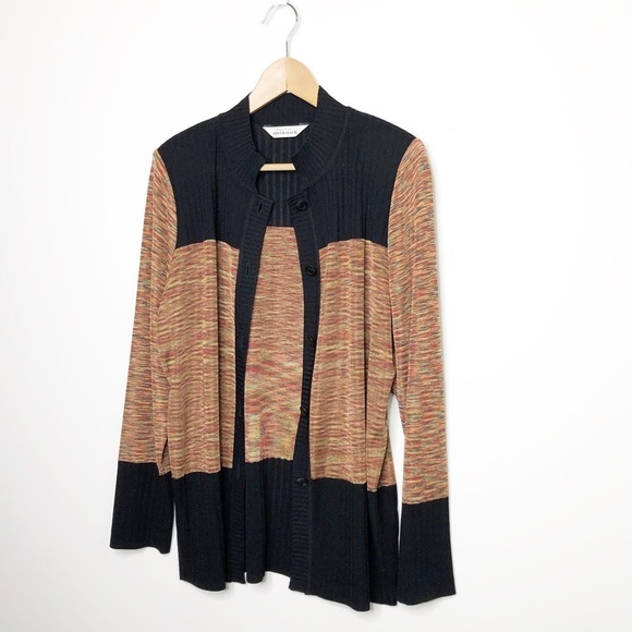 MISOOK Color block knit cardigan - Picture 5 of 7